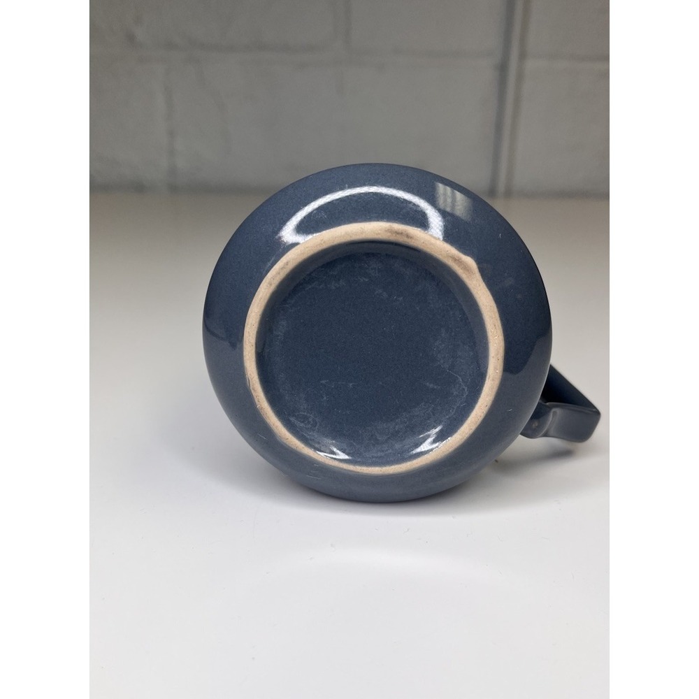 Dansk Kobenstyle Mug Slate Gray Blue MCM Denmark 2 Prong Handle Ceramic - Picture 10 of 10